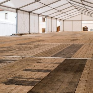 Clear Span Marquee Dorset Hampshire Surrey West Sussex With Wooden Flooring