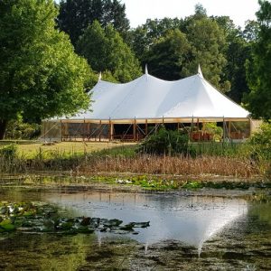 40ft x 80ft Celeste Traditional Pole Tent Marquee Hire